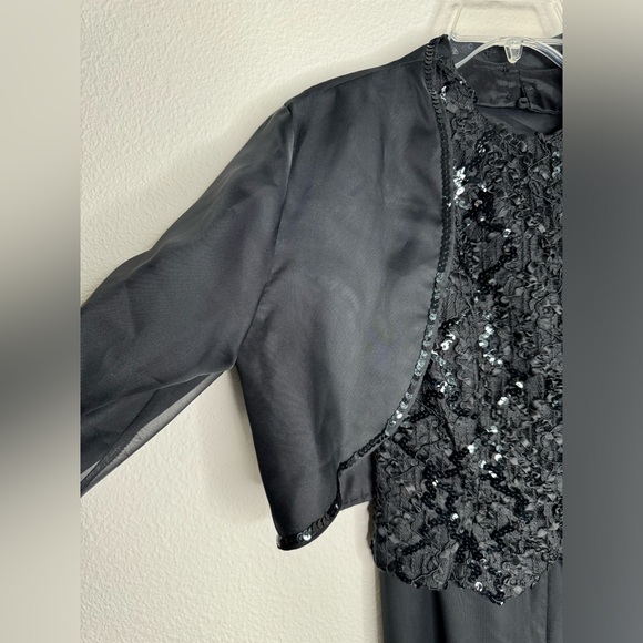 Faviana Black Vintage Jumpsuit when mini jacket - Picture 7 of 7